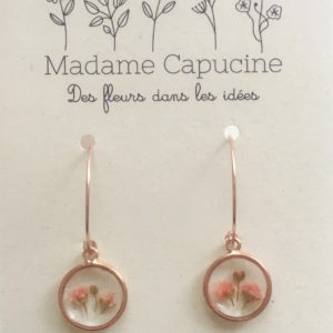 Bijoux fleuris - Ginger Flower Madame Capucine