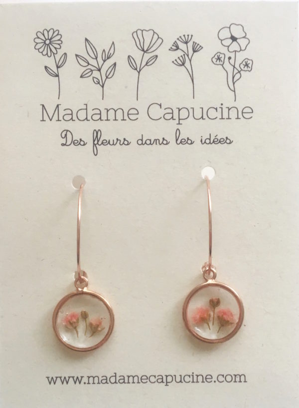 Bijoux fleuris - Ginger Flower Madame Capucine