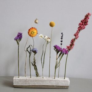 Support céramique fleurs séchées Ginger Flower