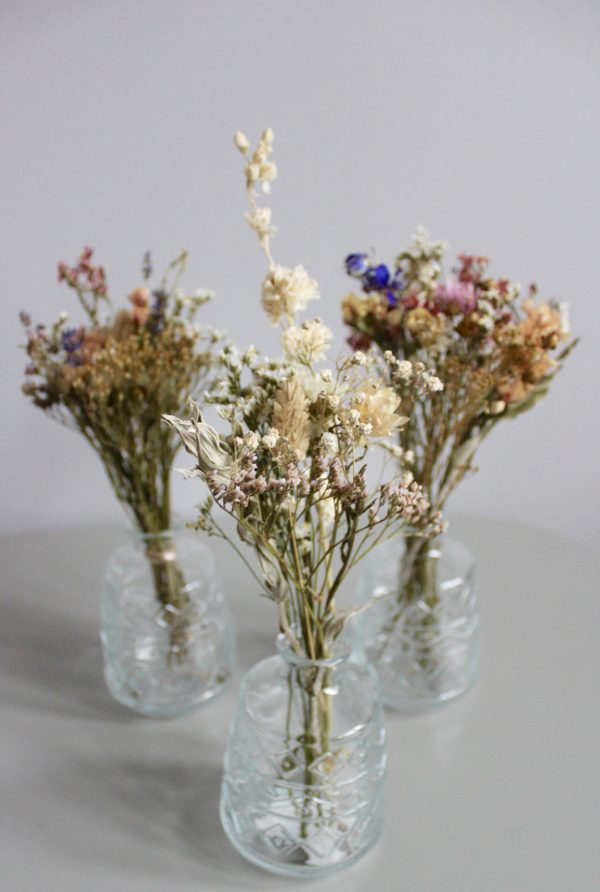 Bouquet de fleurs séchées Ginger Flower et son vase
