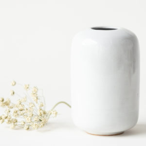 Vase danish blanc Atelier Fra Ginger Flower