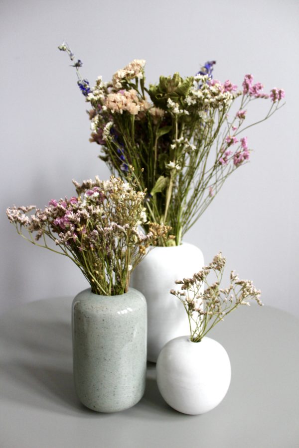 Vase danish blanc Atelier Fra Ginger Flower