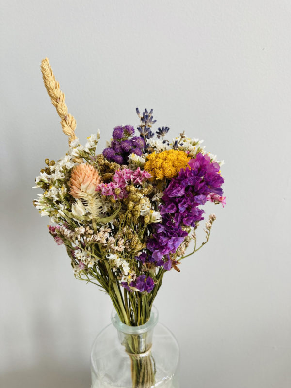 Ginger Flower - Bouquet de fleurs séchées et son vase